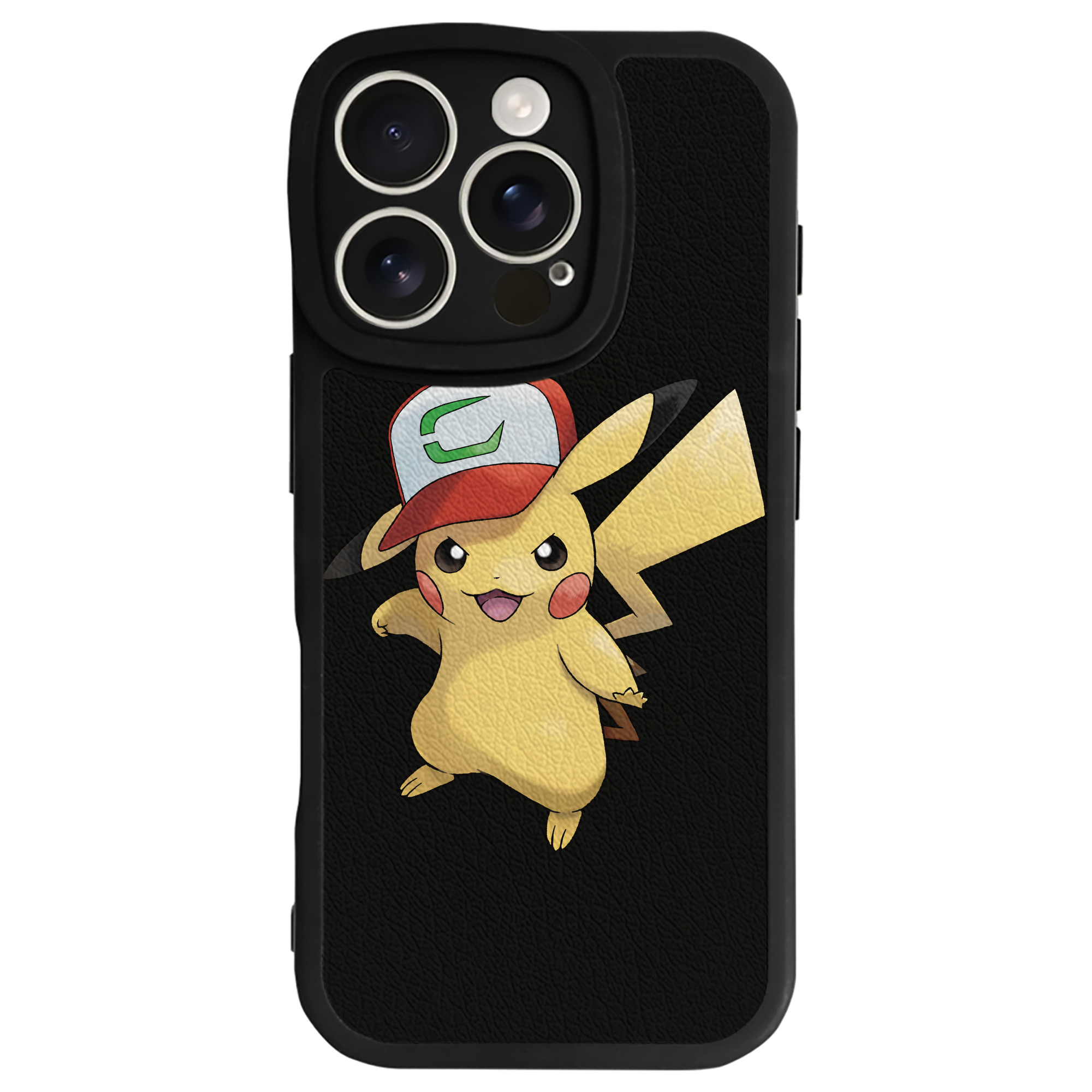 （画像用） ポケットモンスター Pokémon 【iPhone 16シリーズ対応】シリコンスマホケース（レザー調） 材質：シリコン